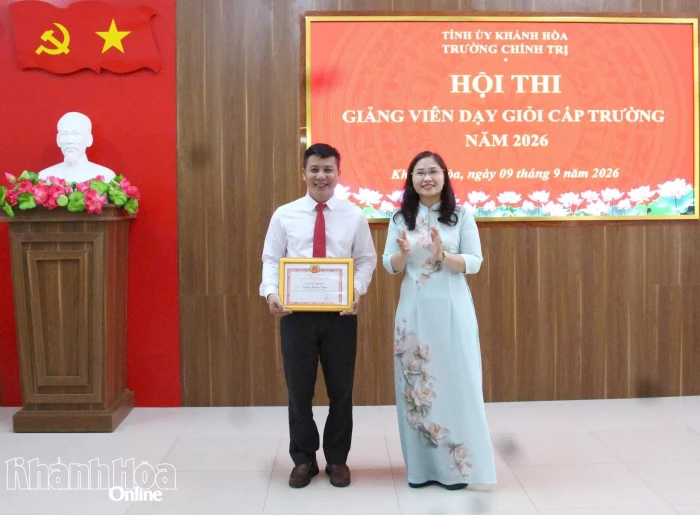 Trường Chính trị tỉnh tổ chức hội thi giảng viên dạy giỏi cấp trường