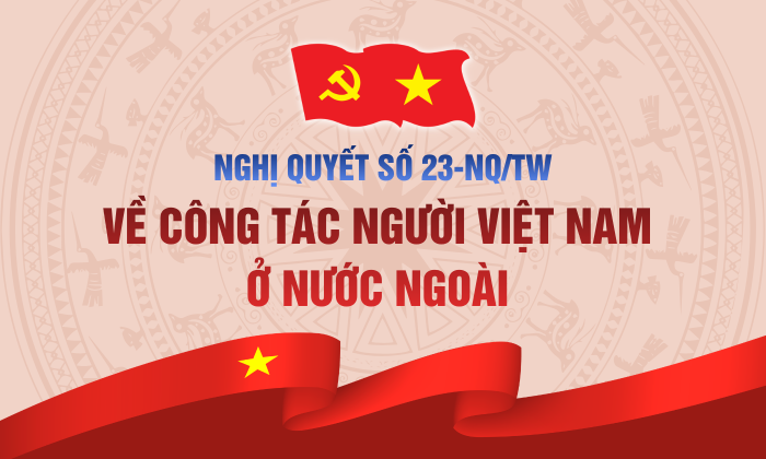 [Infographic] Nghị quyết số 23-NQ/TW về công tác người Việt Nam ở nước ngoài
