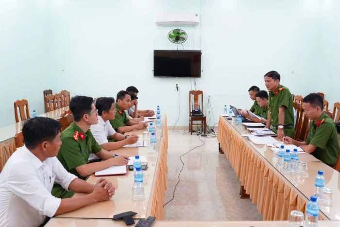 Công an tỉnh Khánh Hòa kiểm tra công tác phòng cháy, chữa cháy tại xã Vạn Thắng