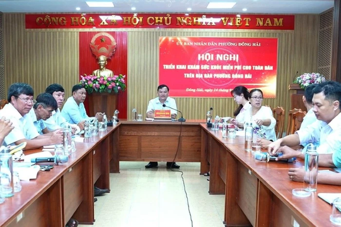 Phường Đông Hải triển khai kế hoạch khám sức khỏe miễn phí cho người dân