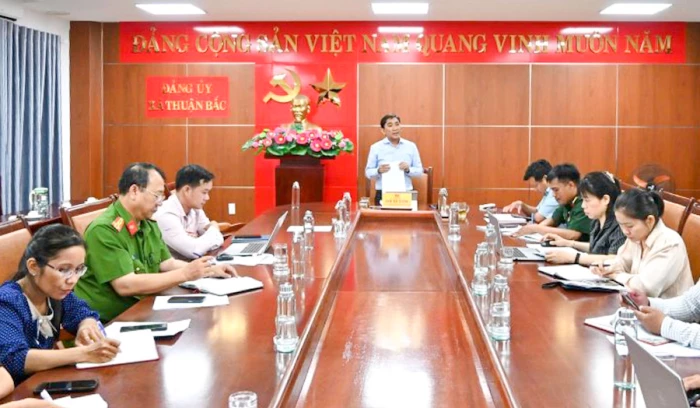 Xã Thuận Bắc tổ chức đánh giá kết quả thực hiện “Chiến dịch 500 ngày đêm"