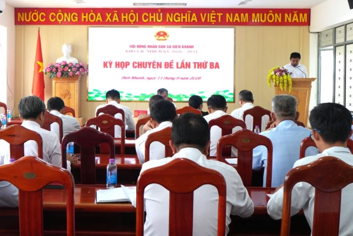 HĐND xã Diên Khánh tổ chức Kỳ họp chuyên đề lần thứ 3