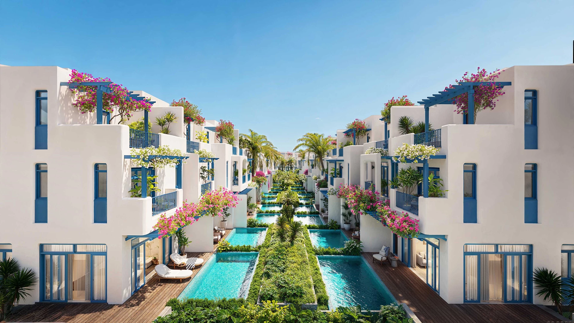 Sông Town kết hợp mặt tiền thương mại với không gian nghỉ dưỡng ven nước, phù hợp nhiều mô hình khai thác.