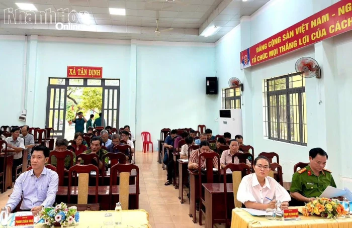 Xã Tân Định triển khai công tác tuyển chọn, gọi công dân nhập ngũ năm 2027