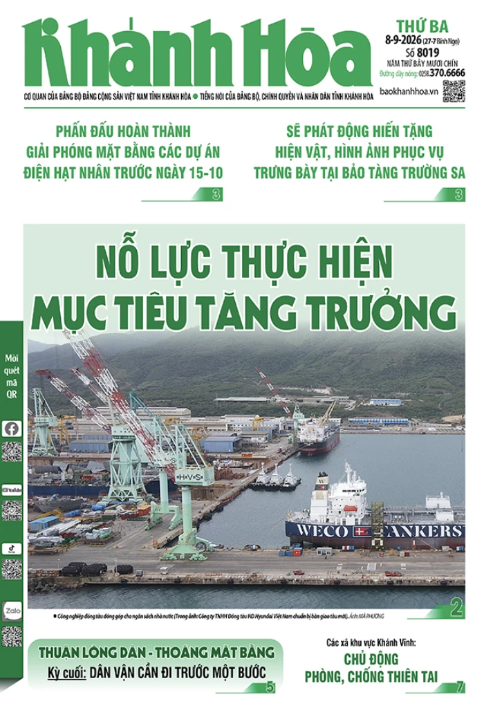 Đọc báo in số 8019 ngày 8/9/2026