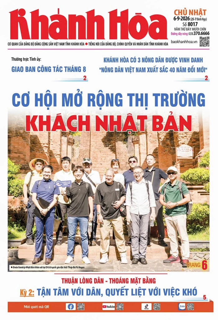 Đọc báo in số 8017 ngày 6/9/2026