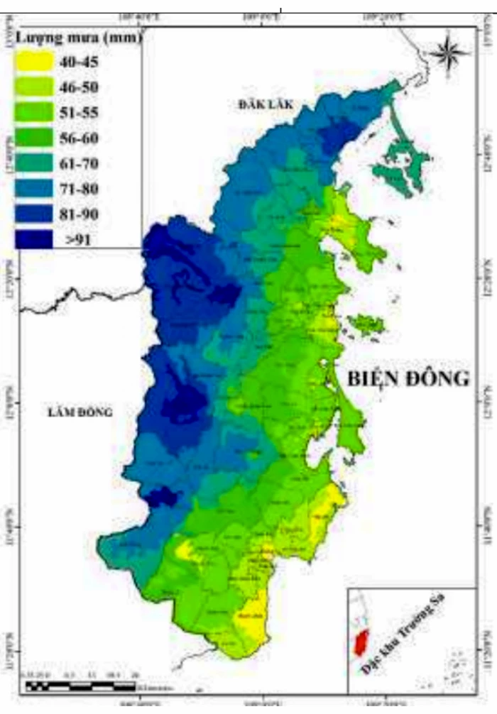 Cảnh báo mưa lớn trên địa bàn tỉnh Khánh Hòa