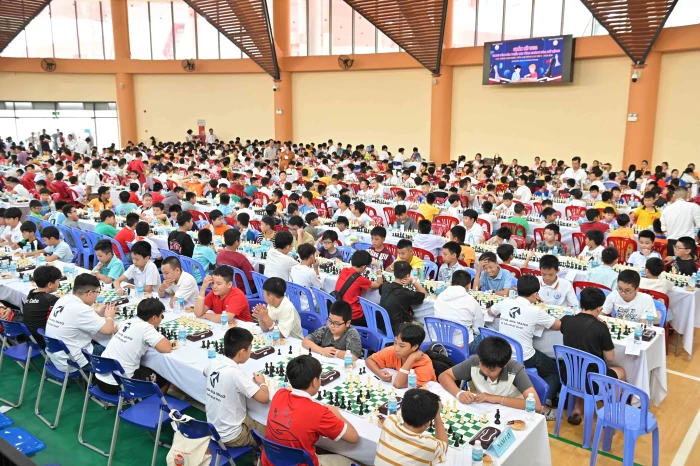 Sức hút giải cờ vua cho thiếu nhi