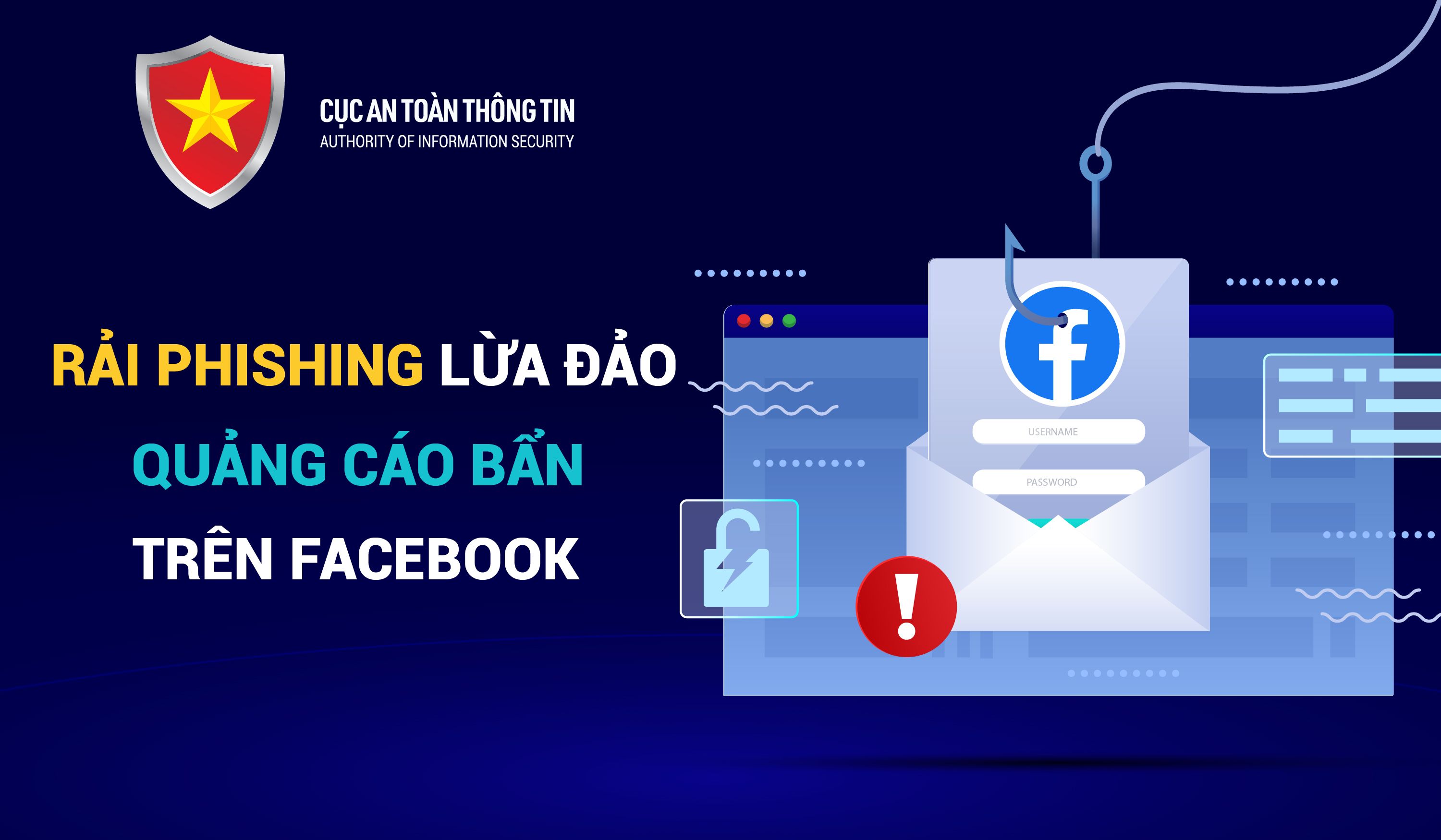 Rải link phishing lừa đảo, seeding quảng cáo bẩn trên Facebook