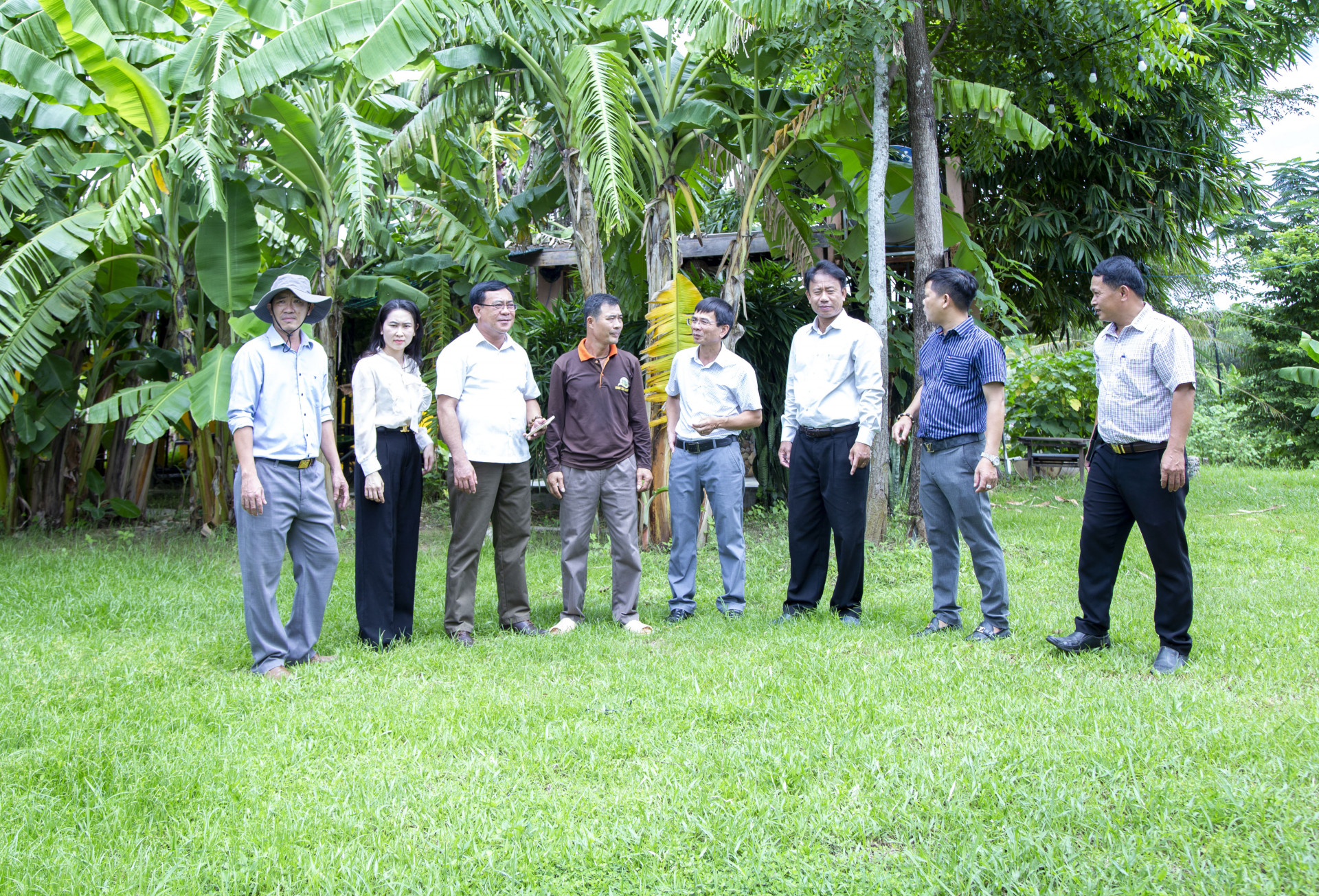 Đoàn khảo sát tại Ninh Tây Farm