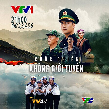 Hình ảnh giới thiệu về phim Cuộc chiến không giới tuyến.<br>Ảnh nguồn: vtv.vn