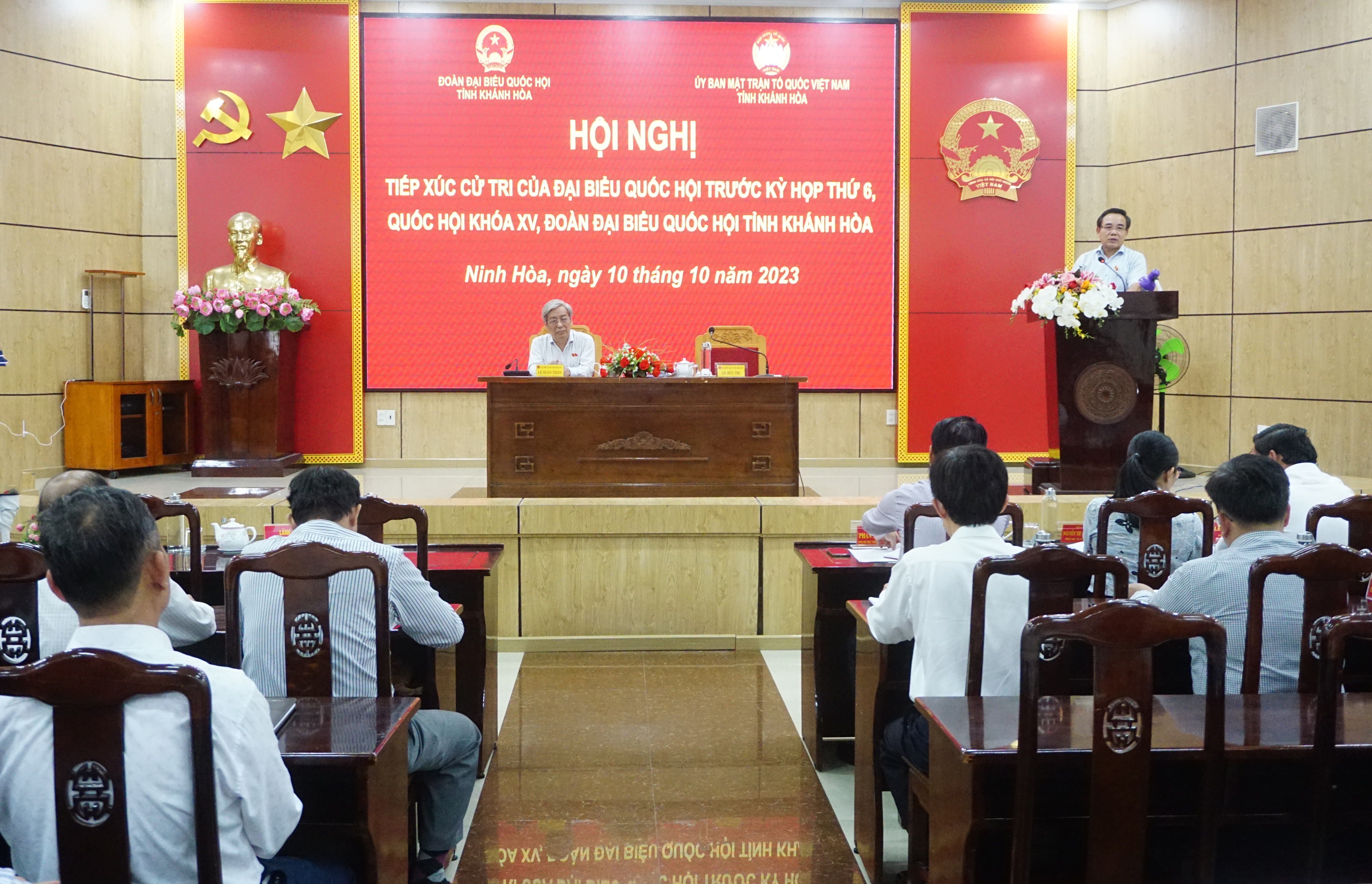 Đại biểu Quốc hội tỉnh Khánh Hòa tiếp xúc cử tri thị xã Ninh Hòa trước Kỳ họp thứ 6, Quốc hội khóa XV