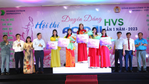 Công ty TNHH Đóng tàu Hyundai Việt Nam (HVS):: Hội thi Duyên dáng áo dài HVS