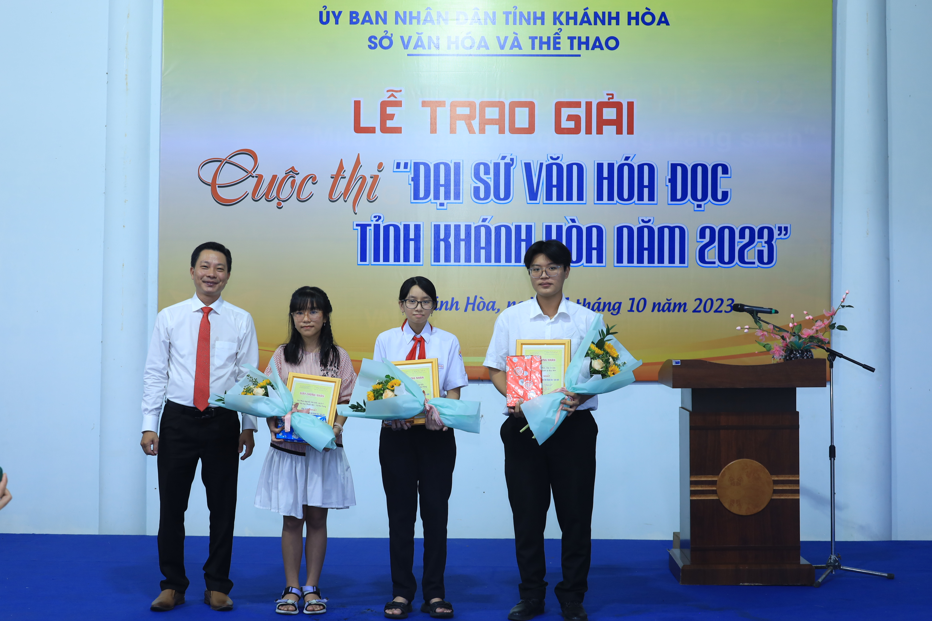 29 học sinh đạt giải cuộc thi Đại sứ văn hóa đọc tỉnh Khánh Hòa năm 2023