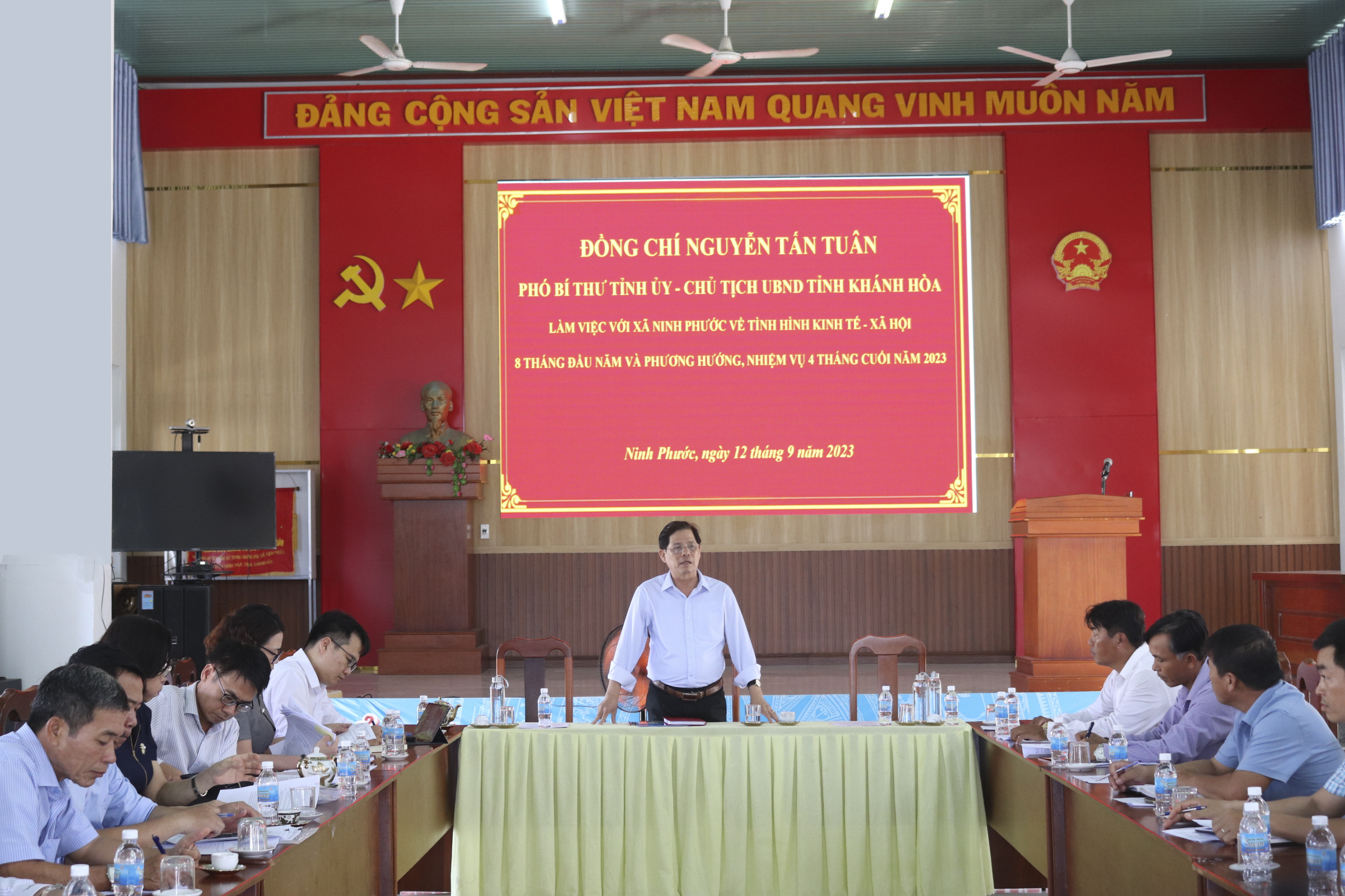 Chủ trương di dời thôn Ninh Tịnh, xã Ninh Phước: ​​​​​​​Đẩy mạnh tuyên truyền để người dân đồng thuận