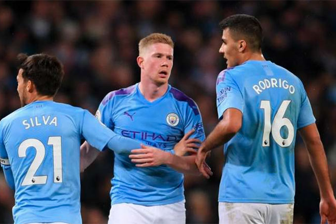 Manchester City đang suy yếu thấy rõ khi thiếu vắng Rodri và Kevin De Bruyne.