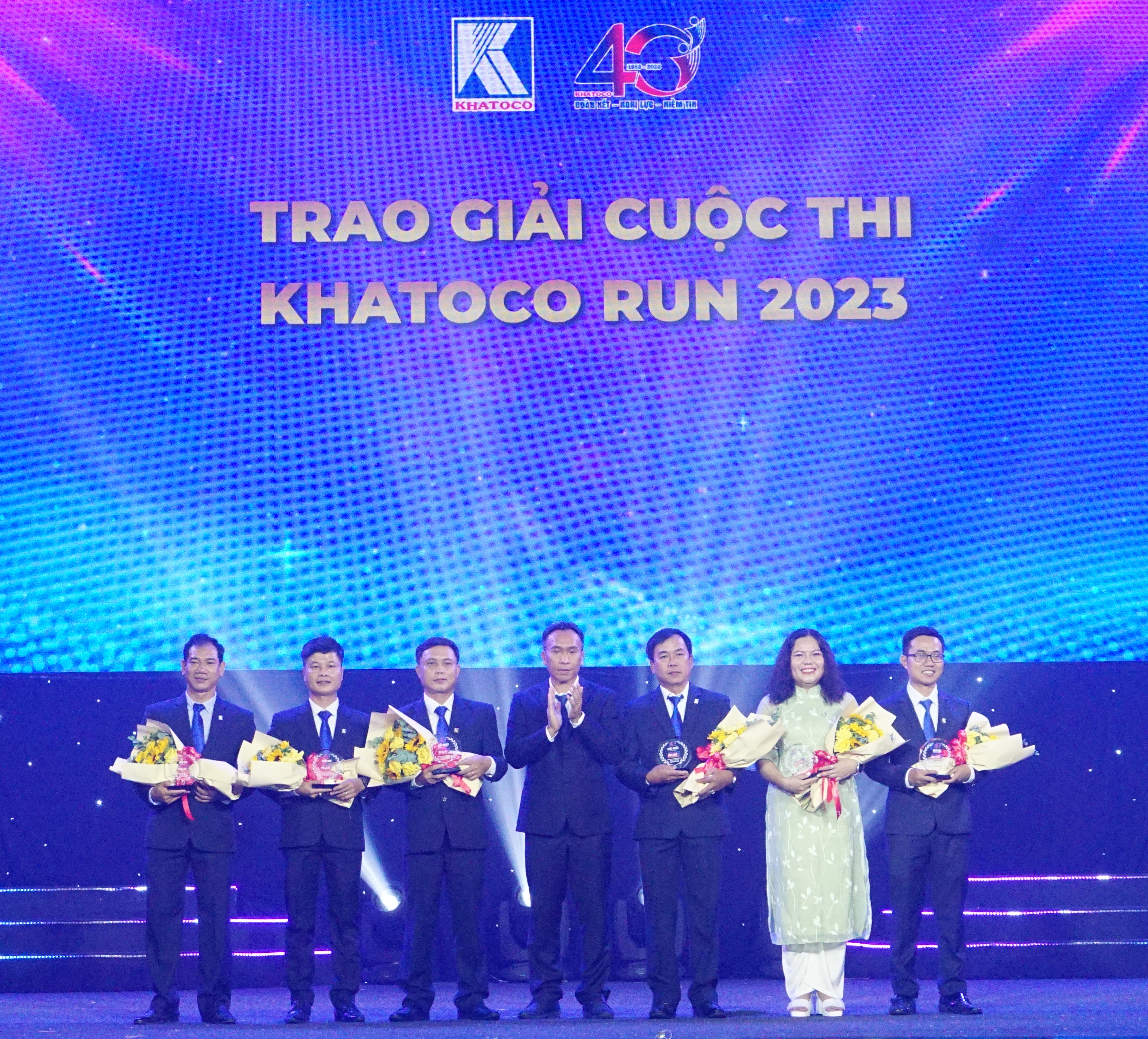 Trao giải cuộc thi Khatoco Run 2023 cho các tập thể