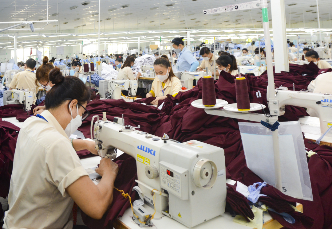 Garment line of Khatoco Garment Factory