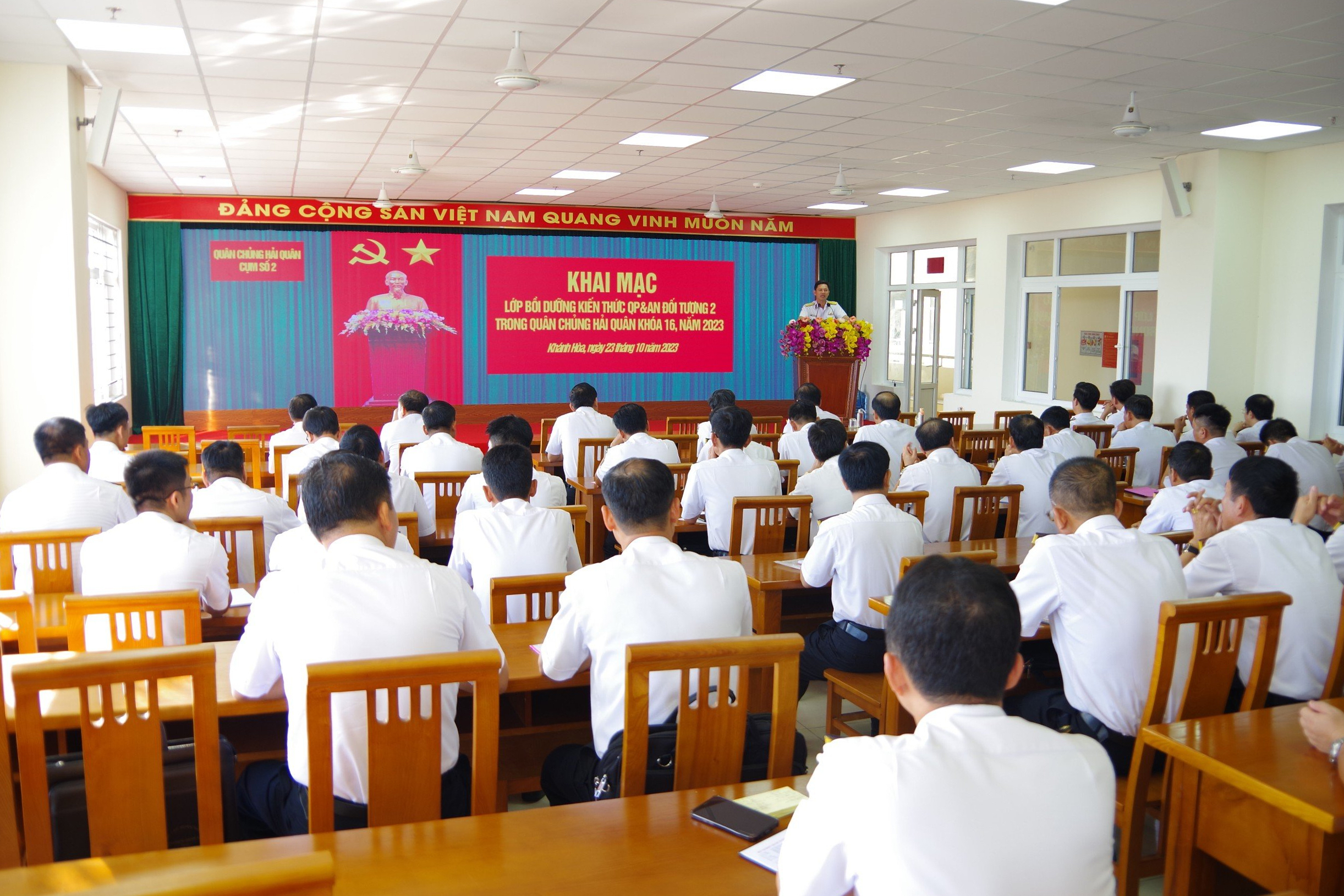 Học viện Hải quân: Khai mạc lớp bồi dưỡng kiến thức quốc phòng và an ninh năm 2023