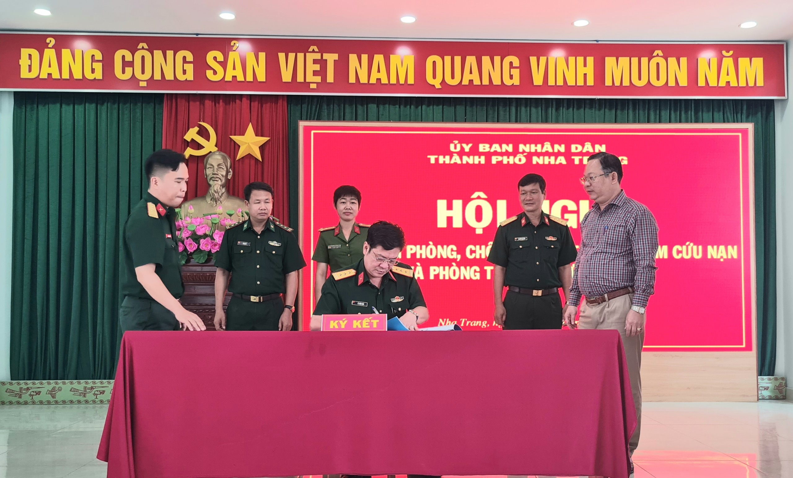Nha Trang:: Hiệp đồng phòng, chống thiên tai, tìm kiếm cứu nạn và phòng thủ dân sự năm 2023