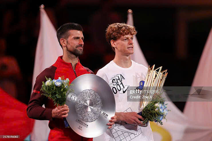 Chung kết Thượng Hải Masters: Djokovic bỏ lỡ cột mốc 100 danh hiệu trong sự nghiệp 