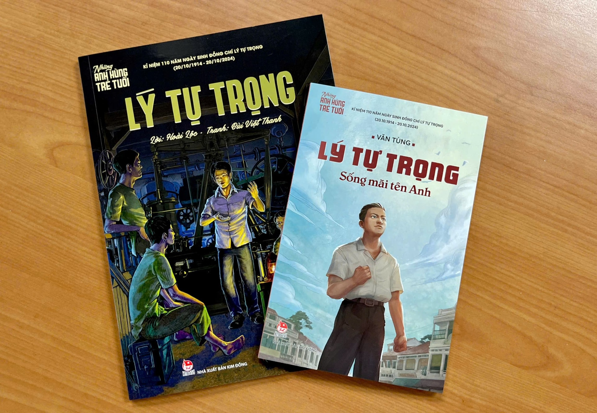 Hai cuốn sách khắc họa chân dung anh hùng Lý Tự Trọng