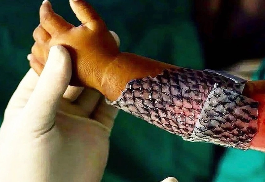 Da cá giúp điều trị bỏng và vết thương mãn tính