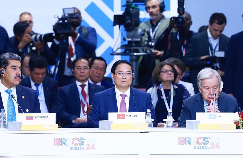 Thủ tướng Chính phủ Phạm Minh Chính tham dự Hội nghị các Nhà lãnh đạo Nhóm BRICS mở rộng tại Kazan, Liên bang Nga 

