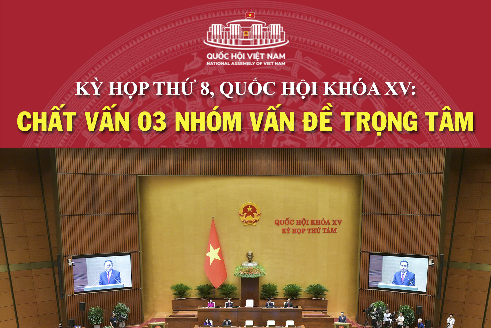 Kỳ họp thứ 8, Quốc hội khóa XV: Chất vấn 03 nhóm vấn đề
