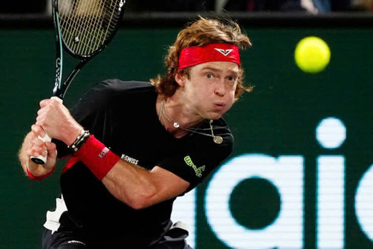 Rublev, tay vợt người Nga cũng theo chân người đồng hương Medvedev bị loại 