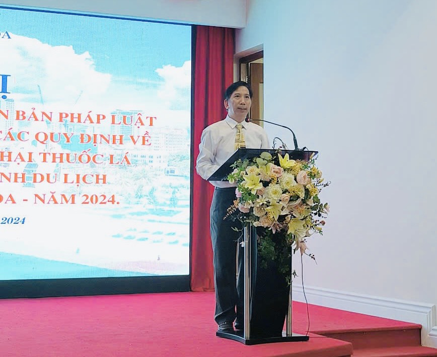 Hội nghị phổ biến các quy định về phòng, chống tác hại thuốc lá trong các cơ sở kinh doanh du lịch