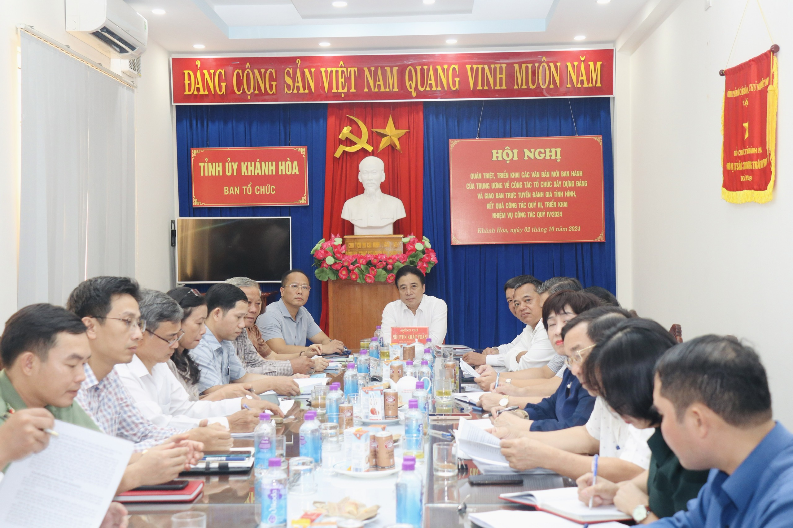 Ban Tổ chức Trung ương: Tổ chức Hội nghị quán triệt văn bản mới và triển khai nhiệm vụ công tác quý IV 