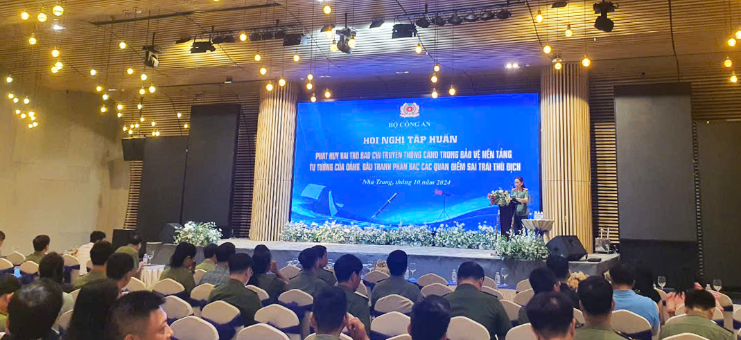 Tập huấn kiến thức quản lý nhà nước về báo chí, truyền thông trong lực lượng Công an nhân dân