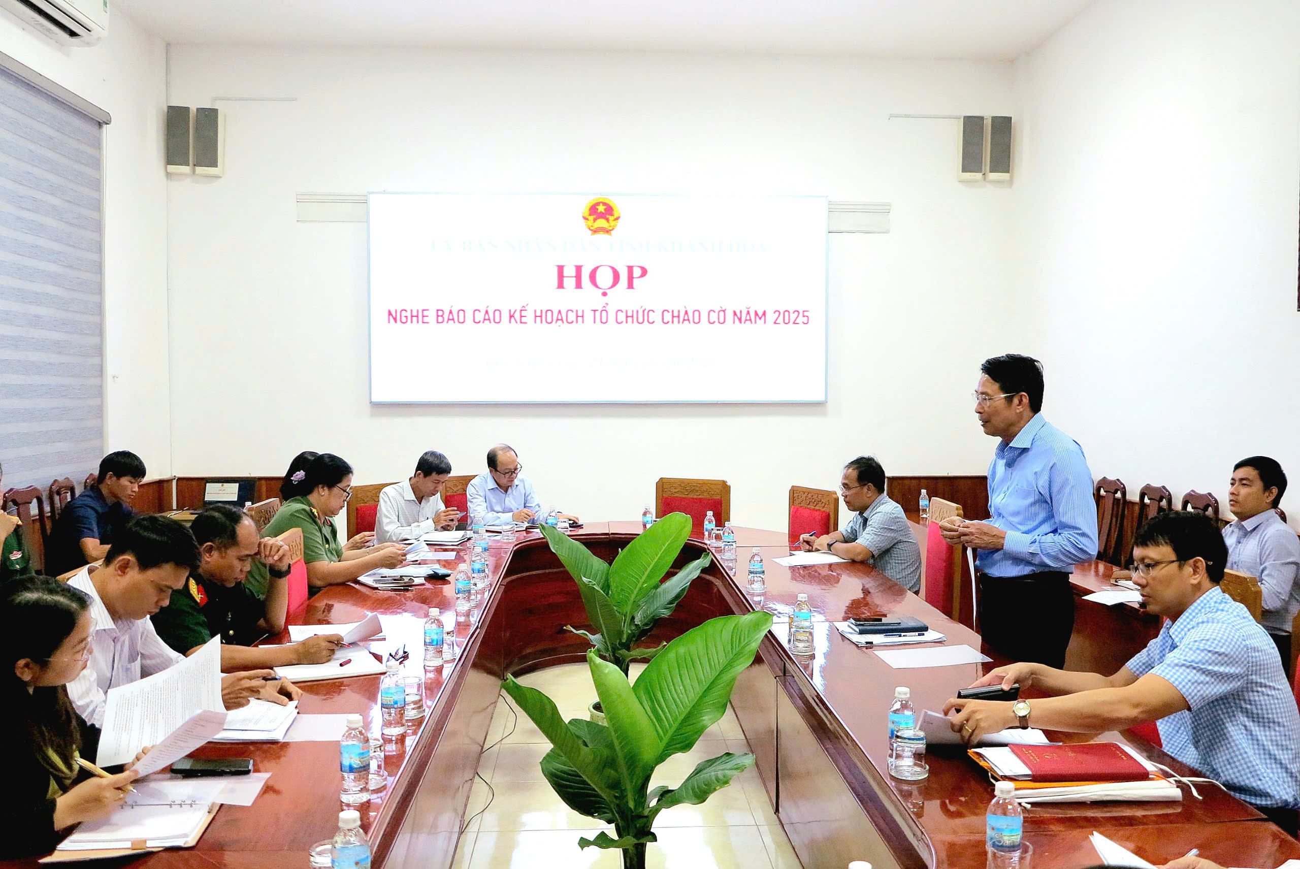 Thống nhất phương án tổ chức lễ thượng cờ, chào cờ năm 2025