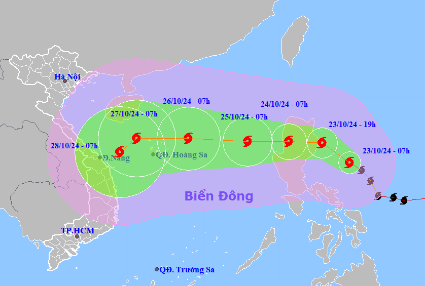 Tập trung ứng phó bão TRAMI