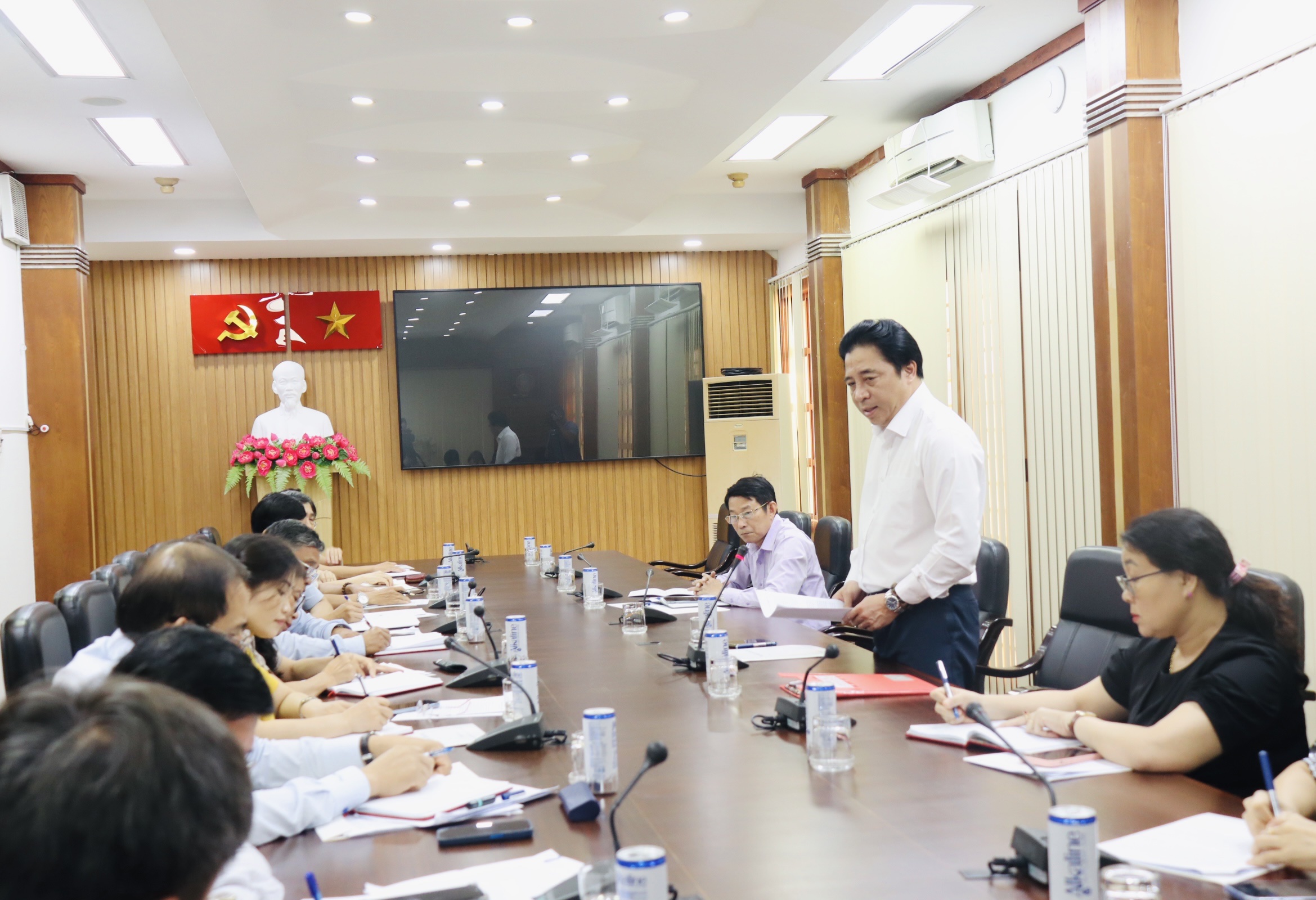 Thường trực Tỉnh ủy giao ban quý III với các cơ quan tham mưu, giúp việc Tỉnh ủy