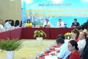 VIDEO: Hội thảo khoa học “Nhiệm vụ và giải pháp trọng tâm để xây dựng tỉnh Khánh Hòa trở thành thành phố trực thuộc Trung ương vào năm 2030