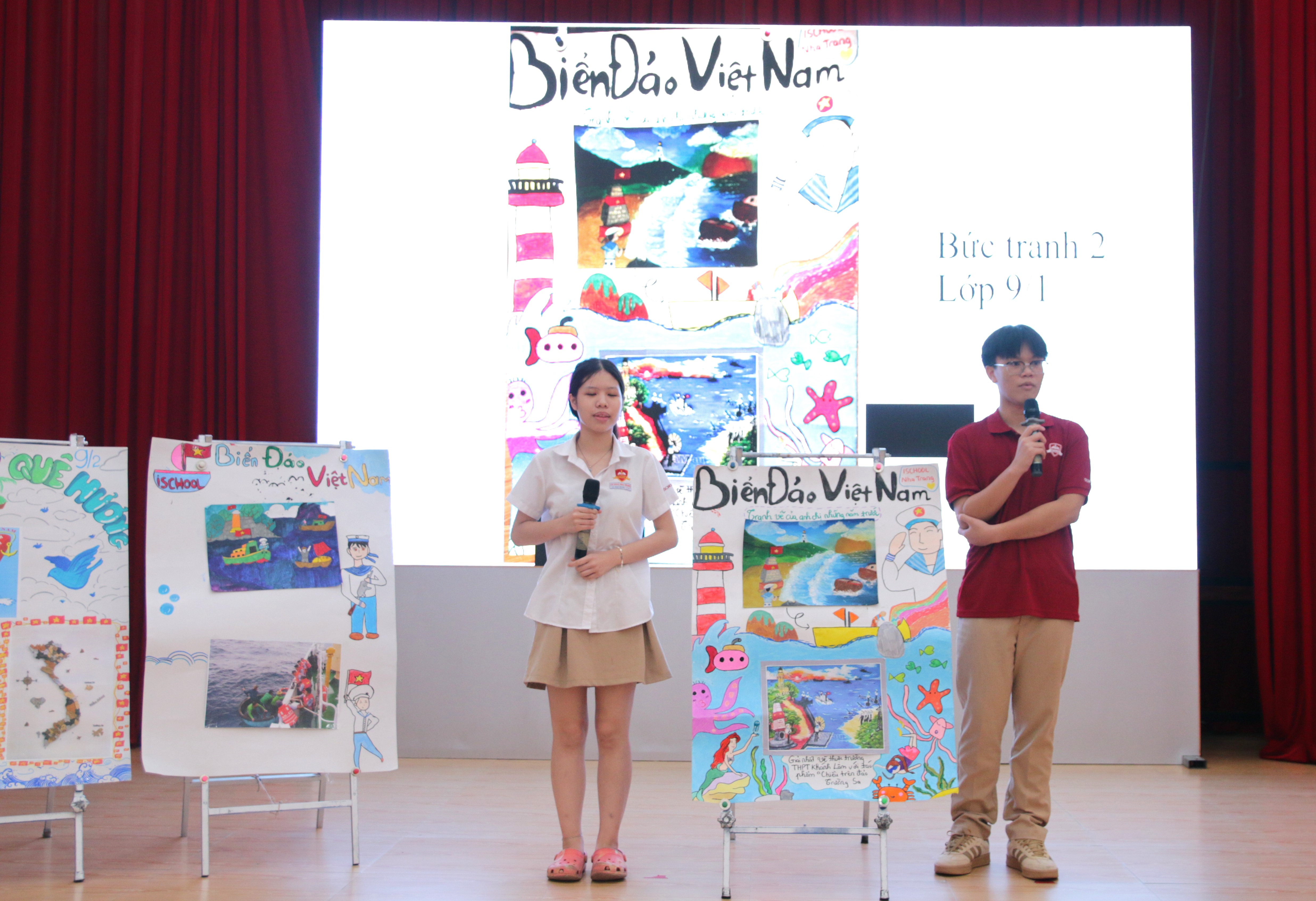 Trường iSchool Nha Trang tổ chức ngoại khóa “Em yêu biển đảo quê hương”