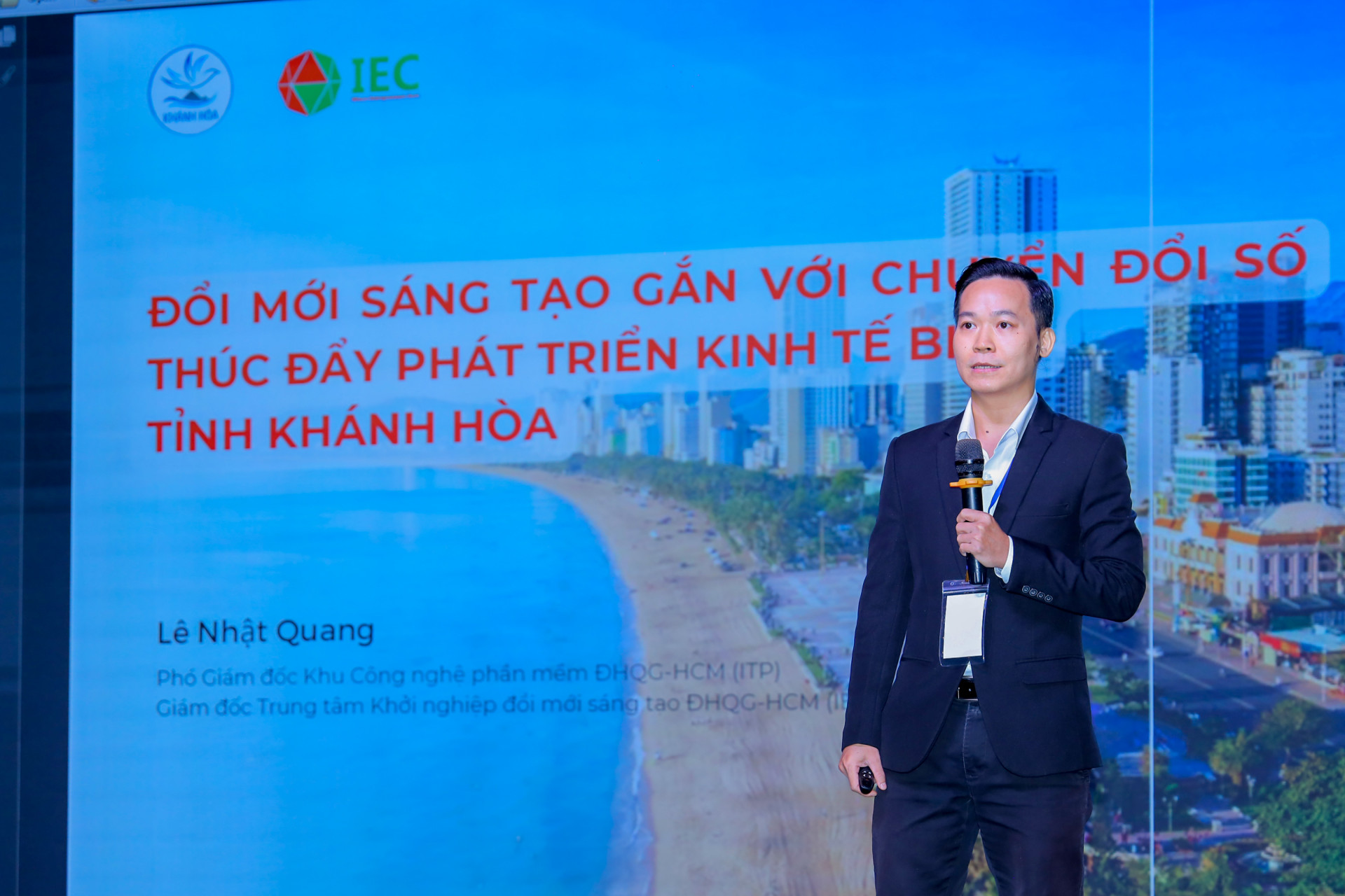 Ông Lê Nhật Quang - Phó Giám đốc Khu Công nghệ phần mềm Đại học Quốc gia TP. Hồ Chí Minh.