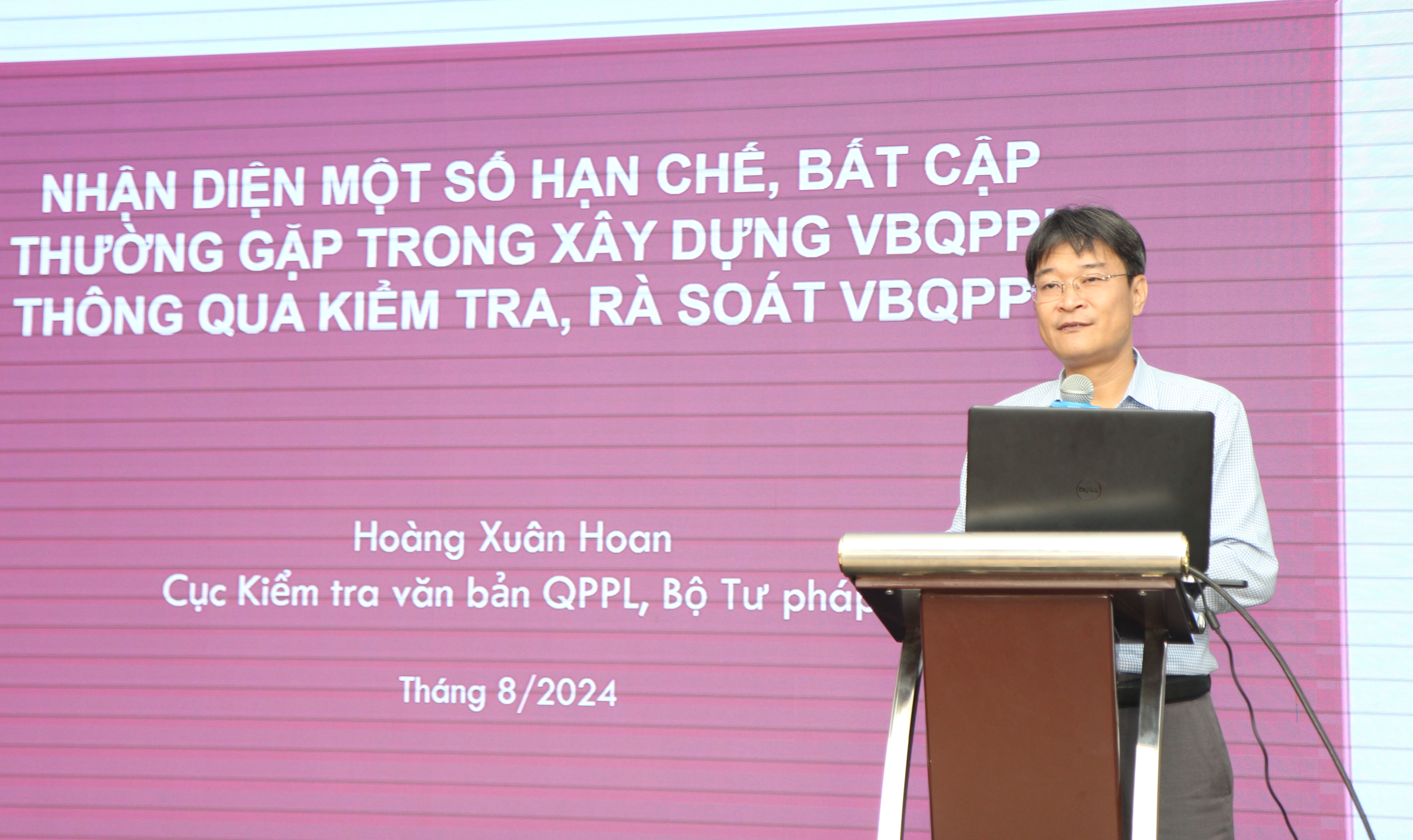 Tập huấn nghiệp vụ kiểm tra, rà soát, xử lý văn bản quy phạm pháp luật