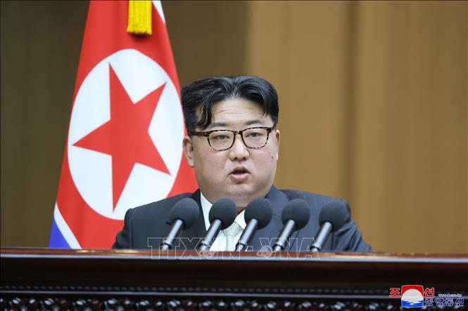 Nhà lãnh đạo Triều Tiên Kim Jong-un. Ảnh: Yonhap/TTXVN

