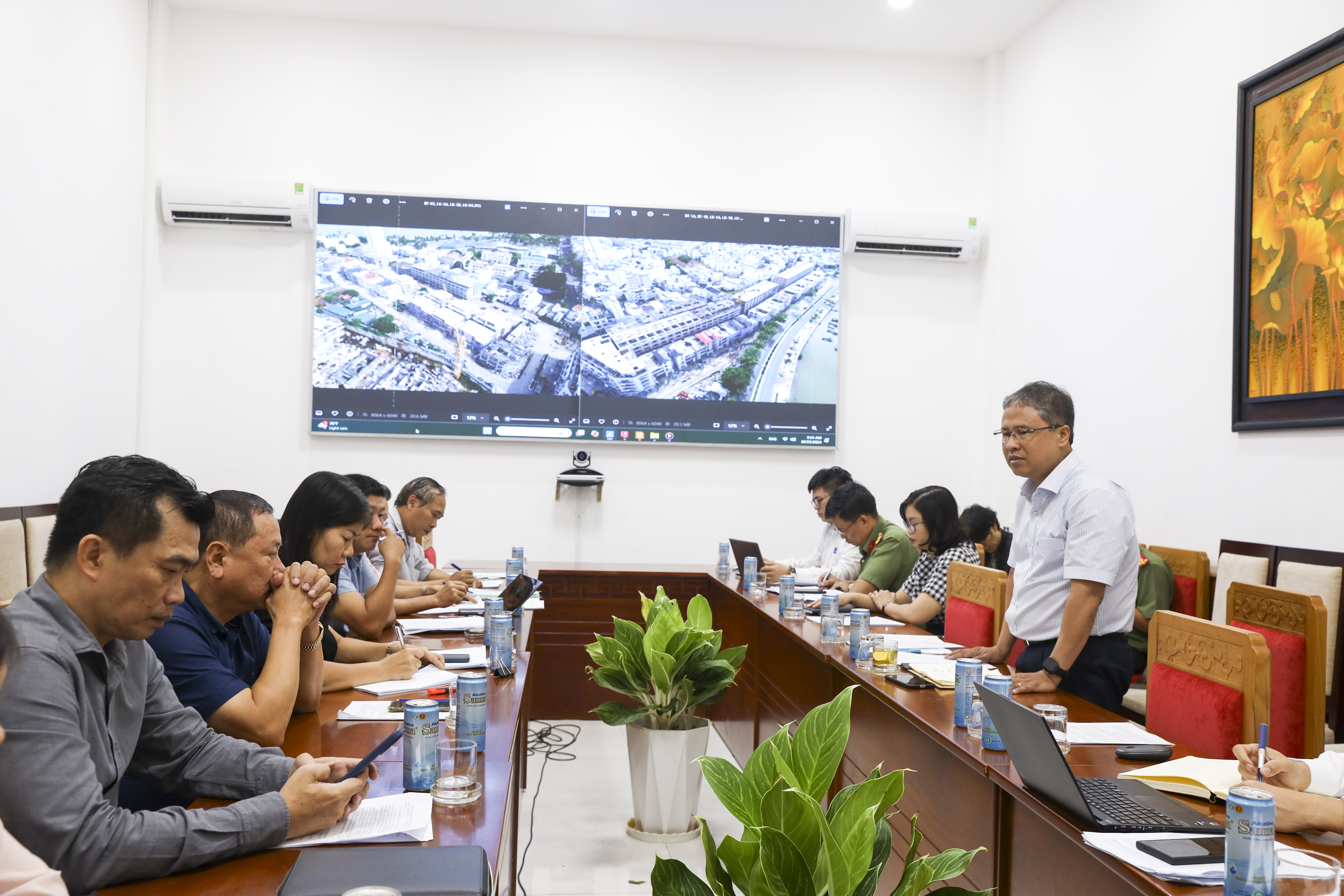 Rà soát tiến độ dự án Khu dân cư Cồn Tân Lập