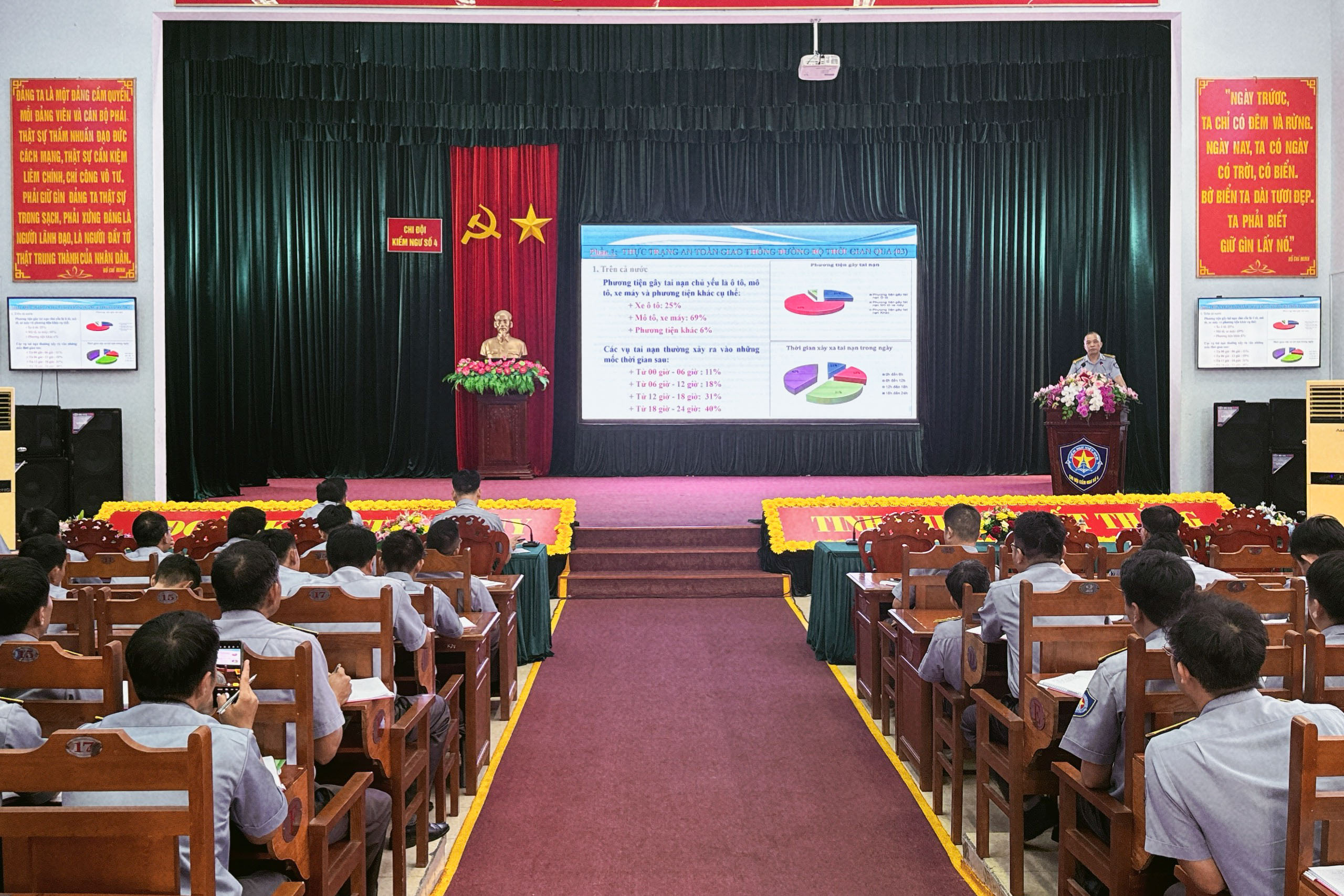 Chi đội Kiểm ngư số 4 tổ chức tuyên truyền, phổ biến giáo dục pháp luật