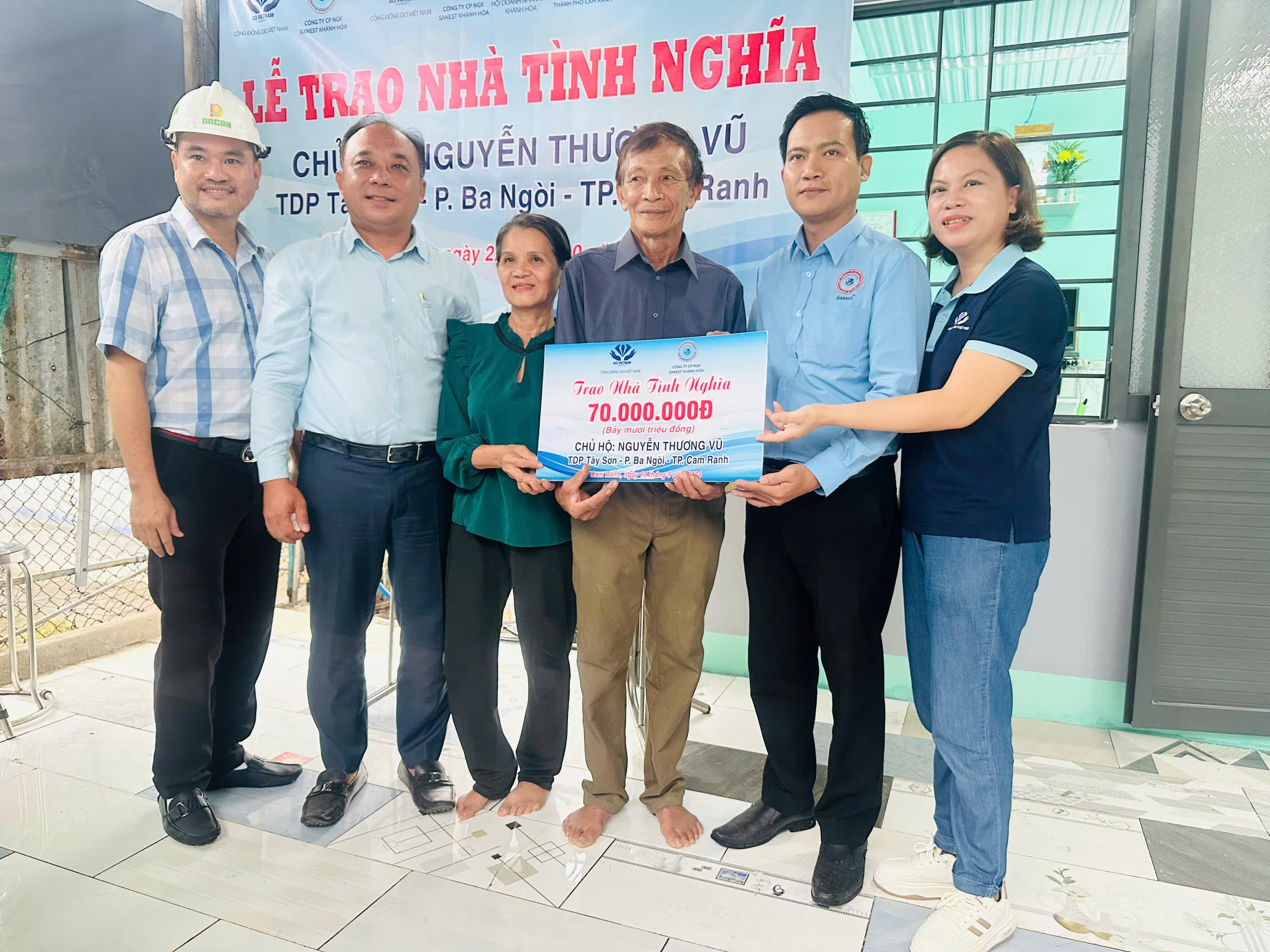 Hội Doanh nhân trẻ Khánh Hòa tặng căn nhà tình nghĩa thứ 16