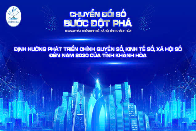 Sáng 3-10, Báo Khánh Hòa sẽ livestream Diễn đàn chính sách địa phương với chủ đề “Chuyển đổi số - Bước đột phá trong phát triển kinh tế - xã hội tỉnh Khánh Hòa”
