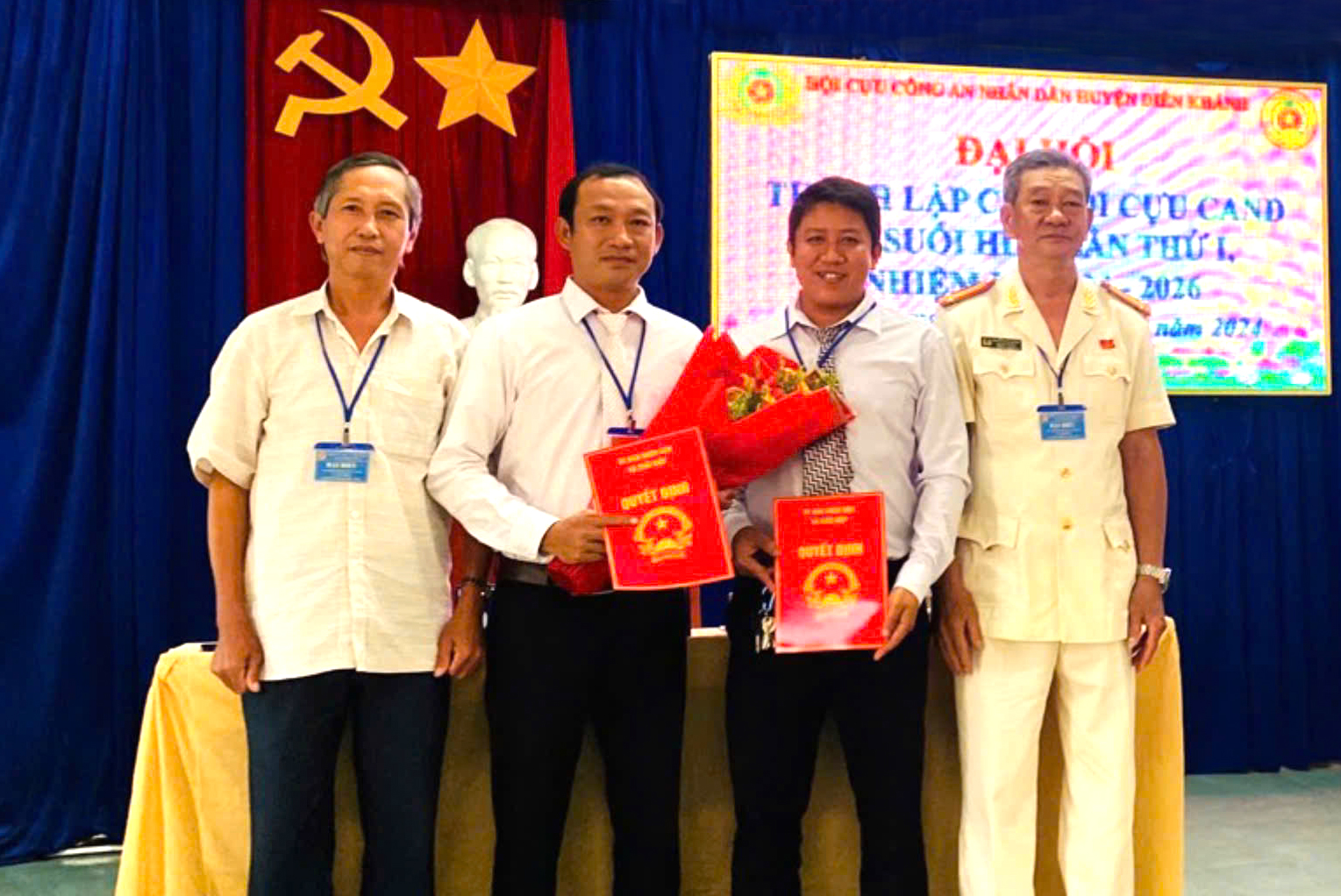 Thành lập Chi hội Cựu Công an nhân dân xã Suối Hiệp