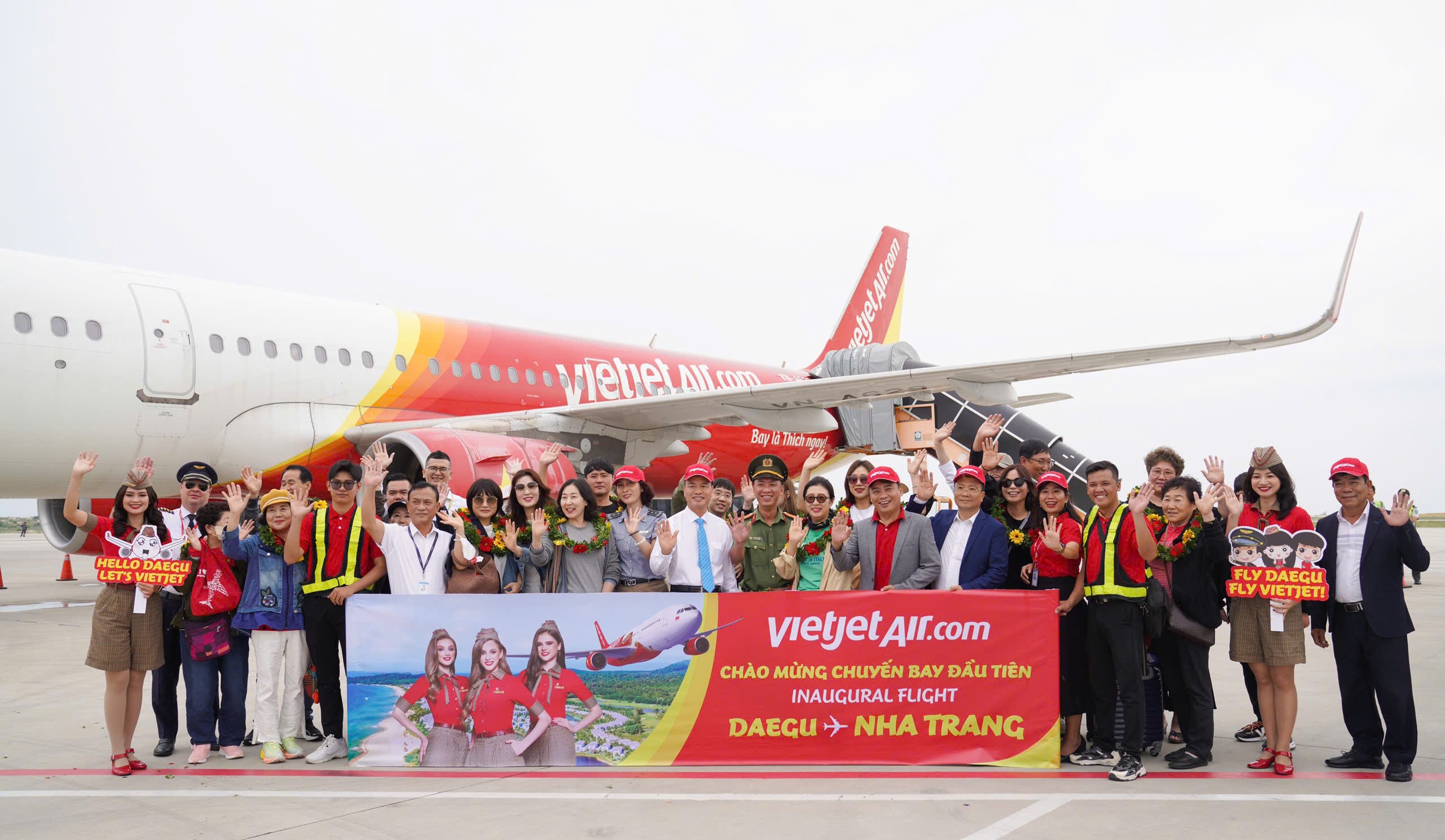 Vietjet Air khai trương đường bay Daegu (Hàn Quốc) - Cam Ranh