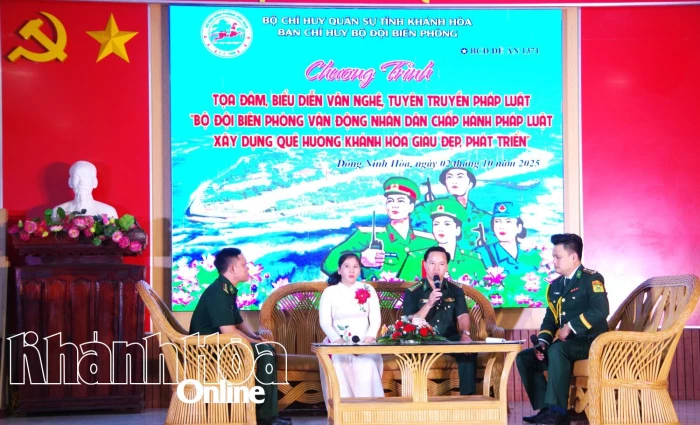 Tọa đàm về vận động nhân dân chấp hành pháp luật, xây dựng quê hương Khánh Hòa giàu mạnh, phát triển