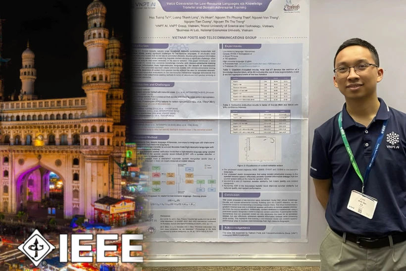 Đại diện nhóm tác giả của VNPT. 