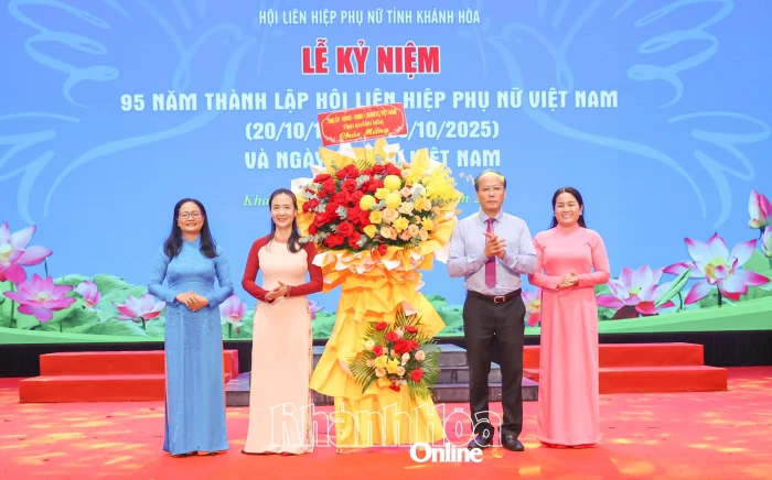 Kỷ niệm 95 năm Ngày thành lập Hội Liên hiệp Phụ nữ Việt Nam